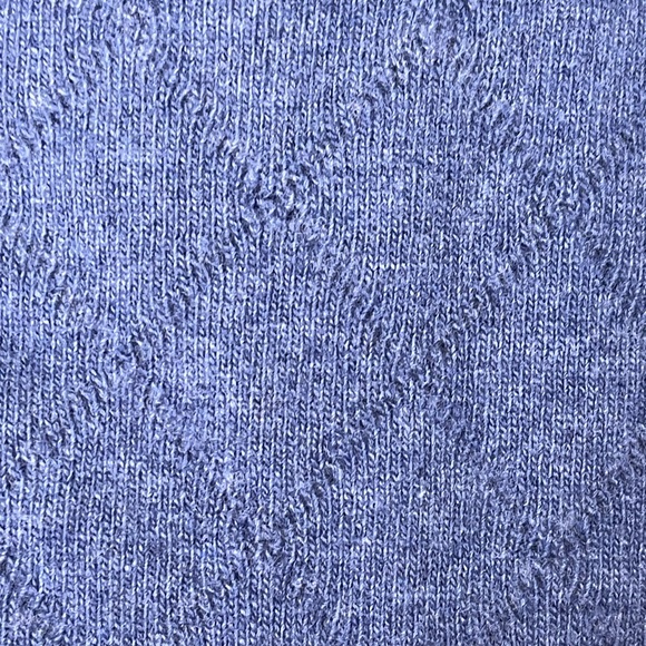 Brooks Brothers Blue 1/4 Zip Mock Neck Sweater Italian Merino Wool Cashmere XL - Picture 3 of 6